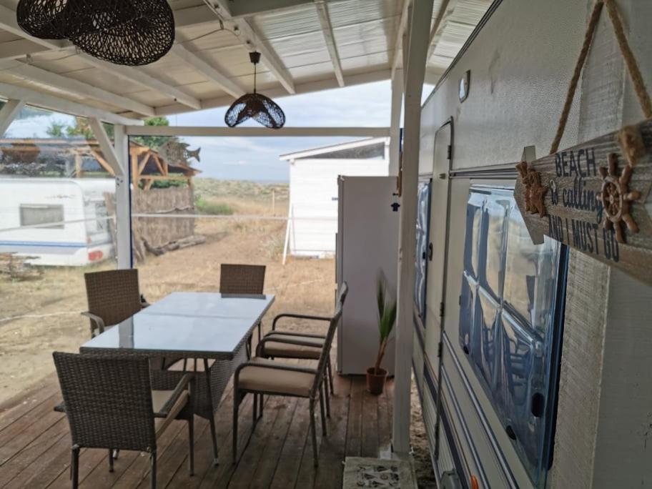 Sea Caravan On The Beach Kiten  Exterior foto