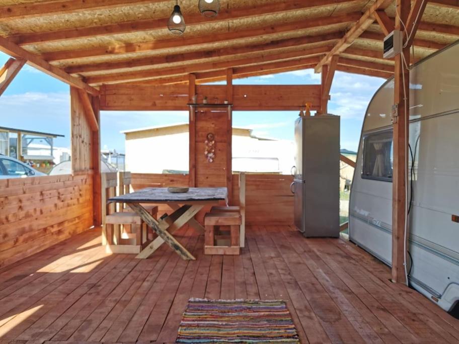 Sea Caravan On The Beach Kiten  Exterior foto