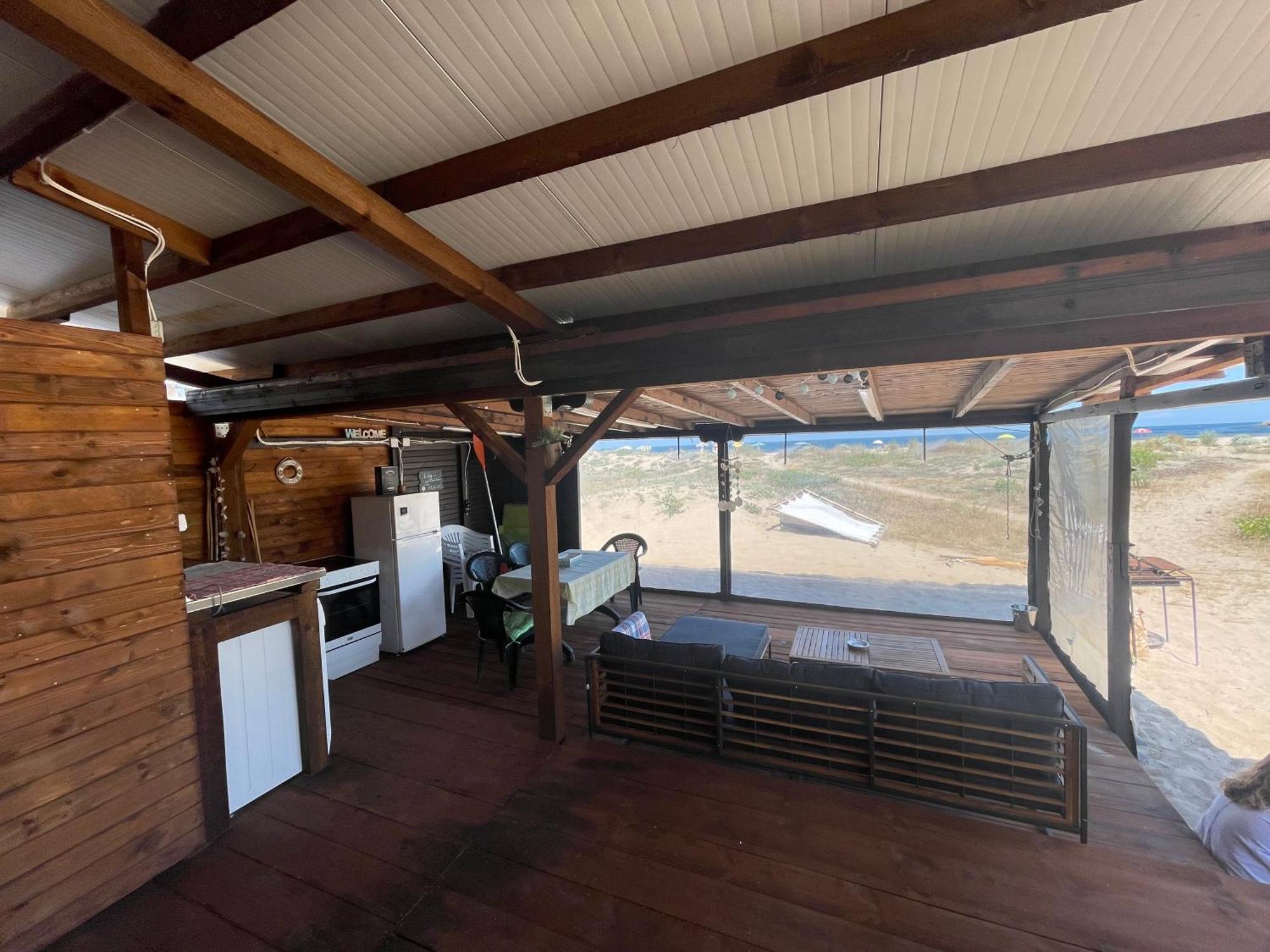 Sea Caravan On The Beach Kiten  Exterior foto