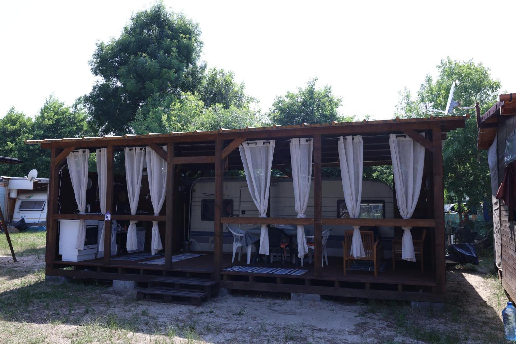 Sea Caravan On The Beach Kiten  Exterior foto