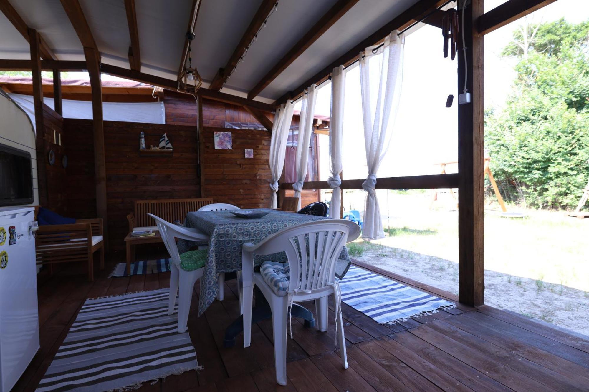 Sea Caravan On The Beach Kiten  Exterior foto