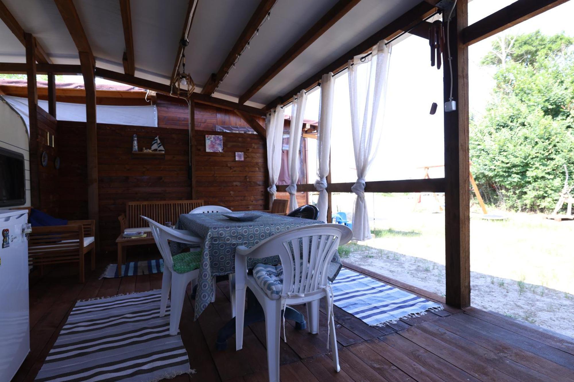 Sea Caravan On The Beach Kiten  Exterior foto